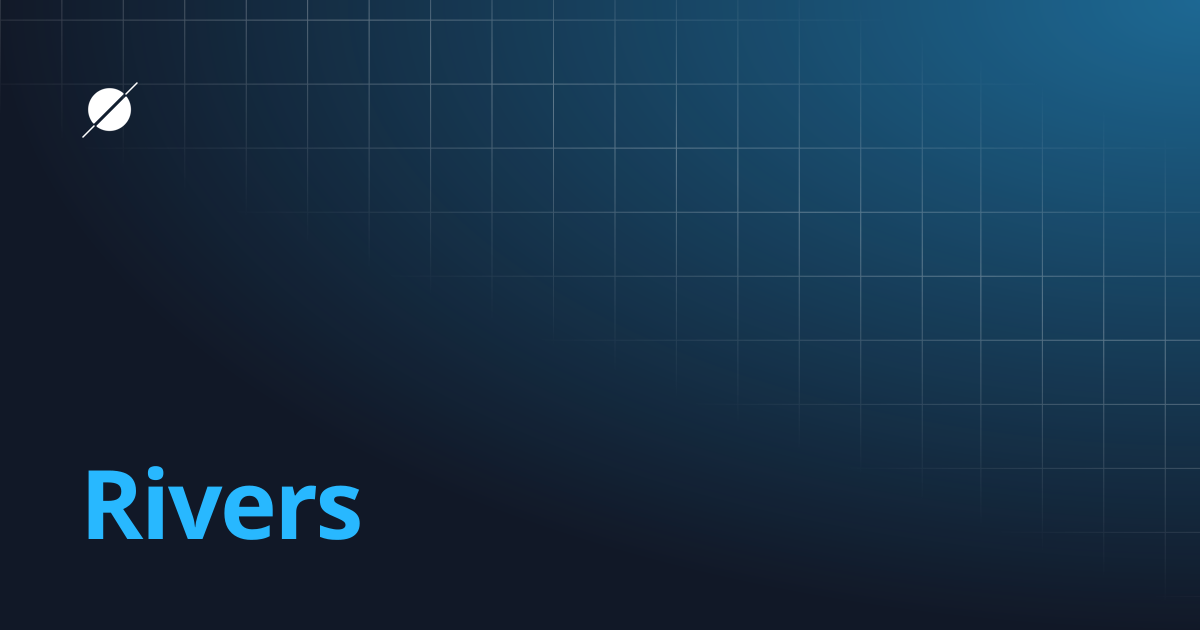 Rivers | World Creator